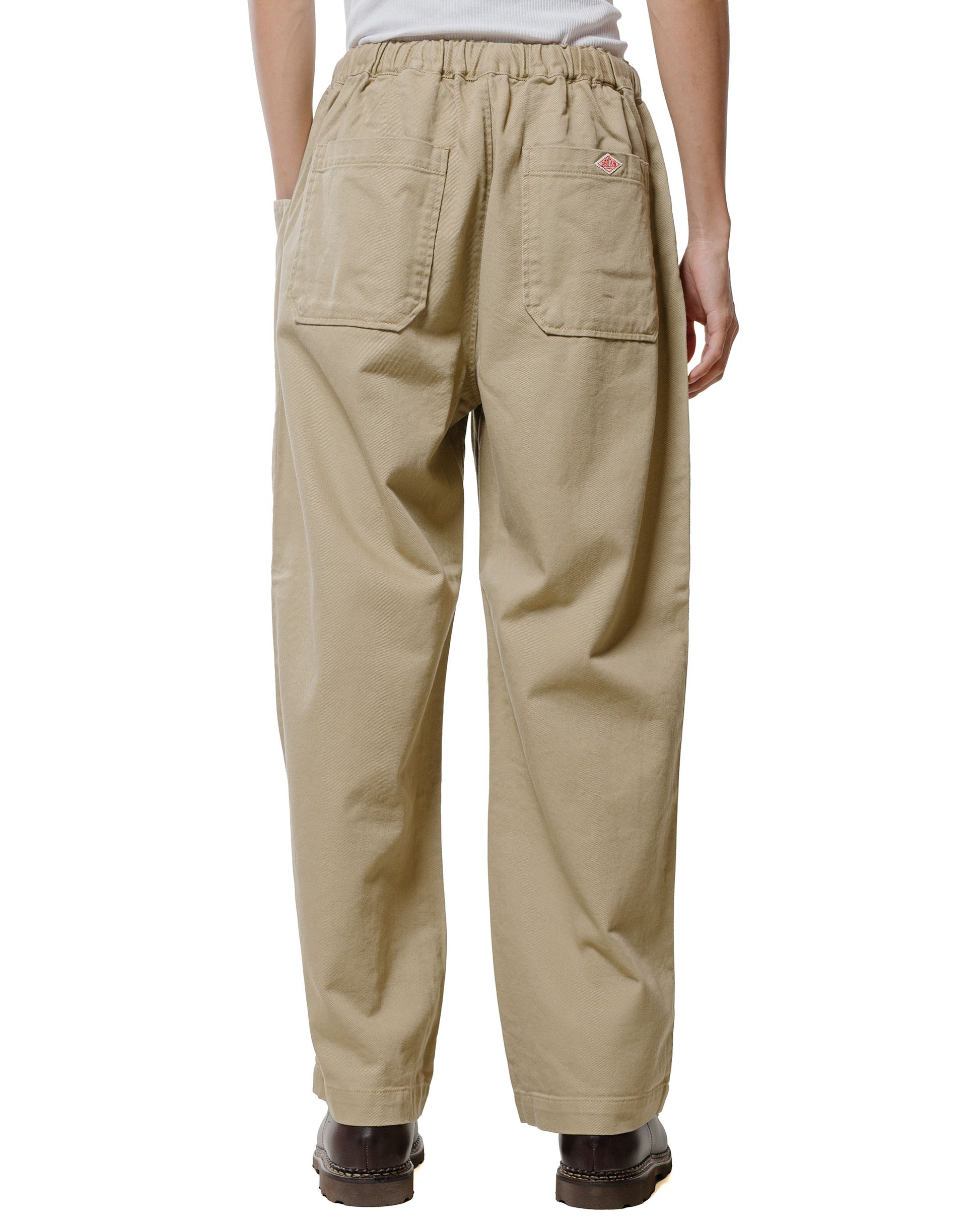 lost & found Danton Danton 10/- Loose Chino Tuck Pants Beige