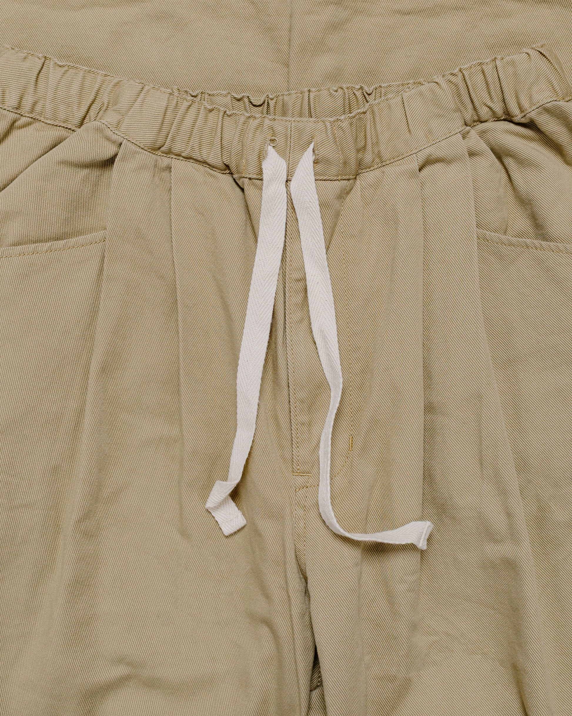 lost & found Danton Danton 10/- Loose Chino Tuck Pants Beige