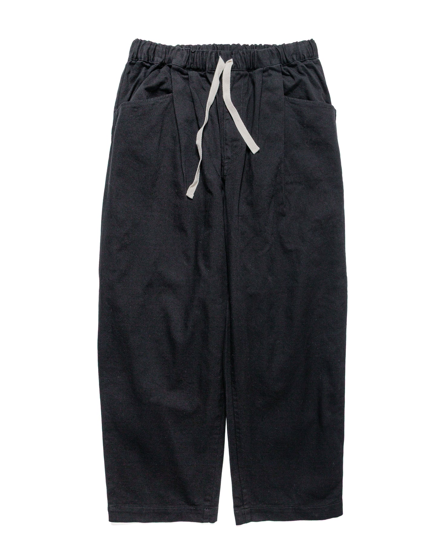 lost & found Danton Danton 10/- Loose Chino Tuck Pants Black