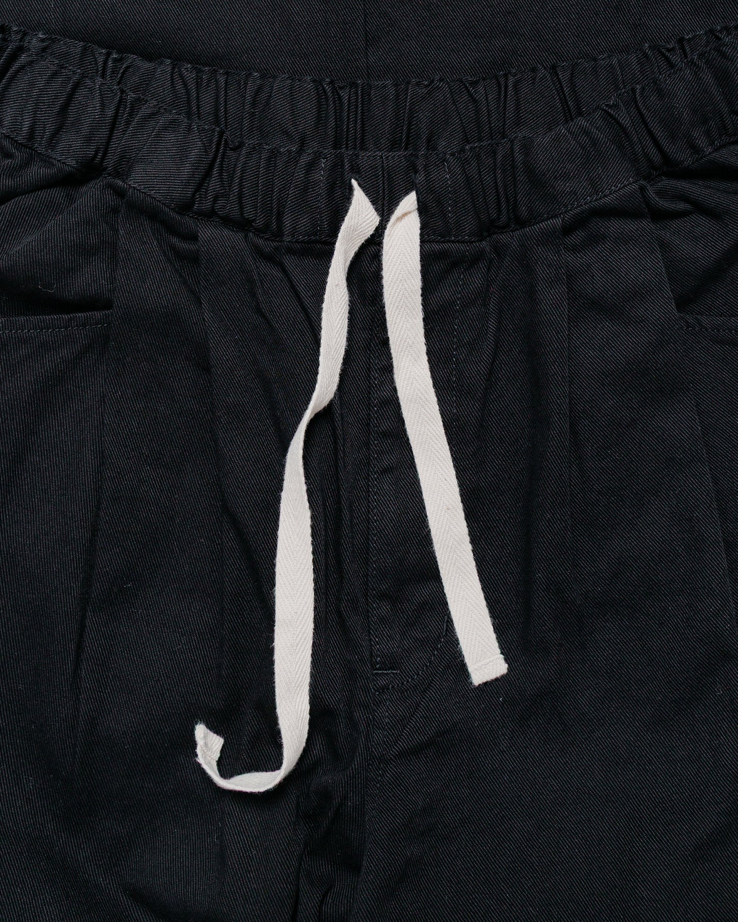 lost & found Danton Danton 10/- Loose Chino Tuck Pants Black