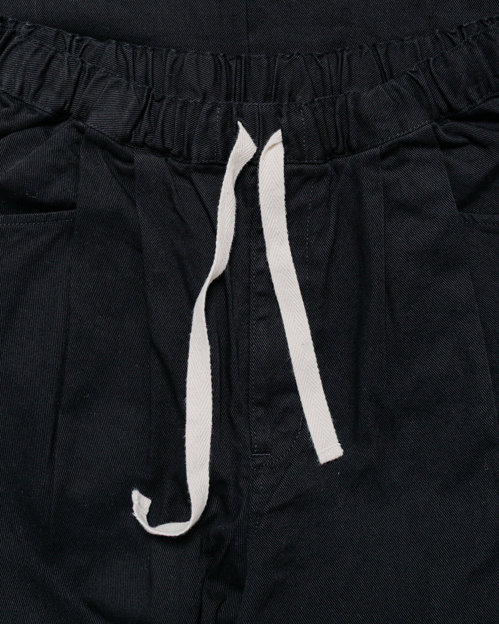 lost & found Danton Danton 10/- Loose Chino Tuck Pants Black