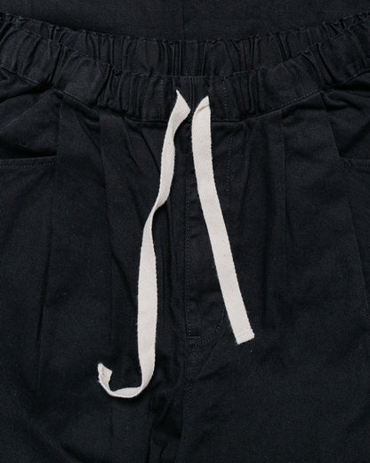 lost & found Danton Danton 10/- Loose Chino Tuck Pants Black