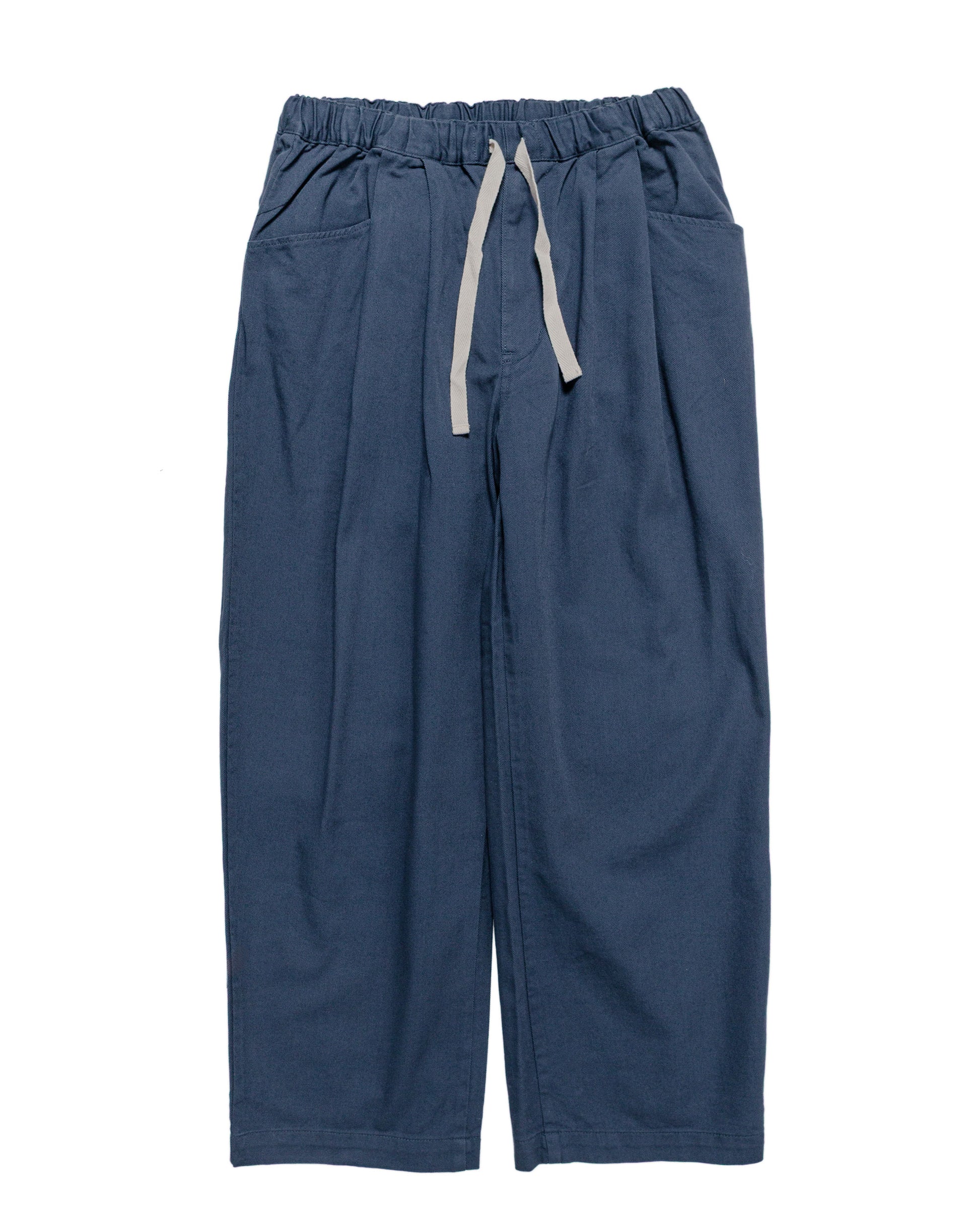 lost & found Danton Danton 10/- Loose Chino Tuck Pants Blue