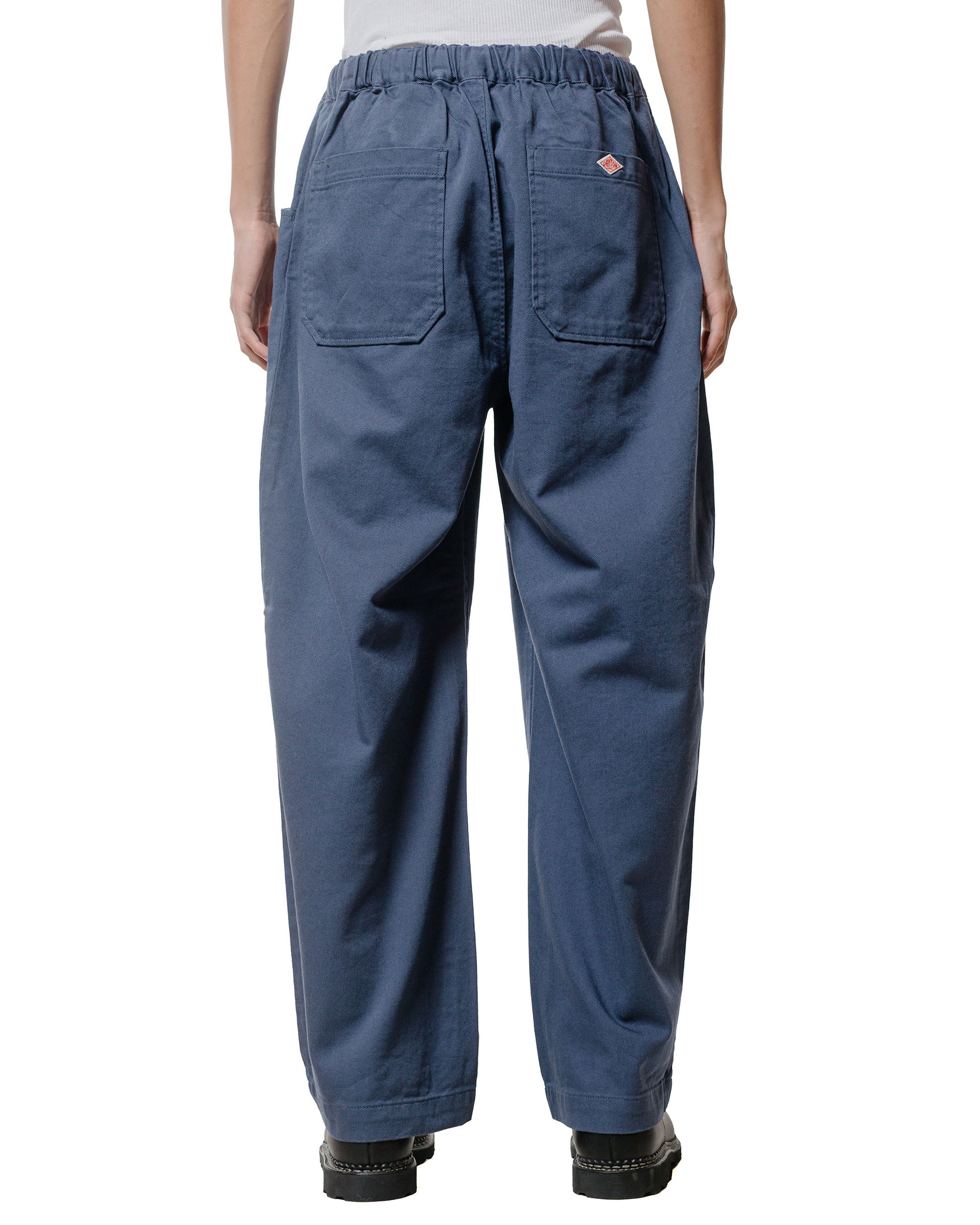 lost & found Danton Danton 10/- Loose Chino Tuck Pants Blue