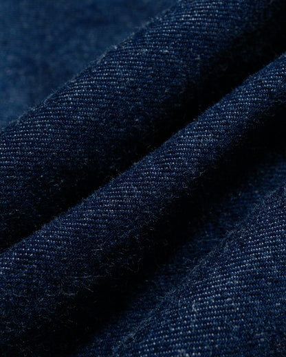 lost & found Danton Danton 11oz Denim Collarless Jacket Indigo