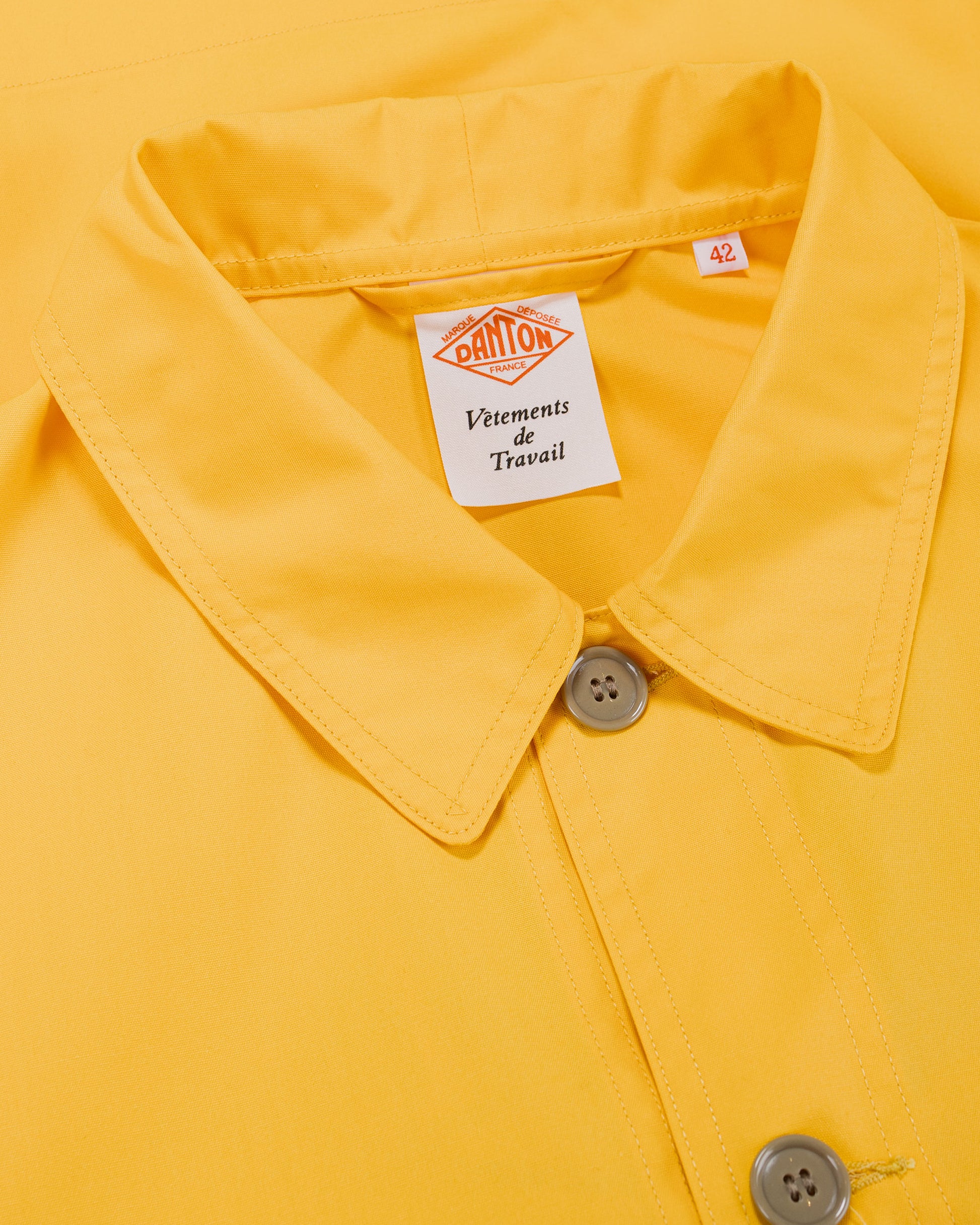 lost & found Danton Danton Back Logo Coveralls TC Weather Poplin Yellow