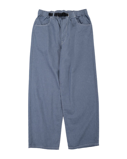 lost & found Danton Danton Colour Denim Tuck Belted Pant Blue
