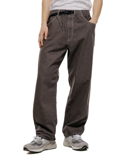 lost & found Danton Danton Colour Denim Tuck Belted Pant Charcoal