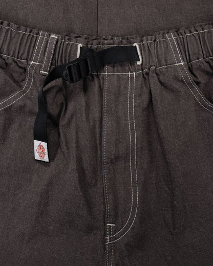 lost & found Danton Danton Colour Denim Tuck Belted Pant Charcoal