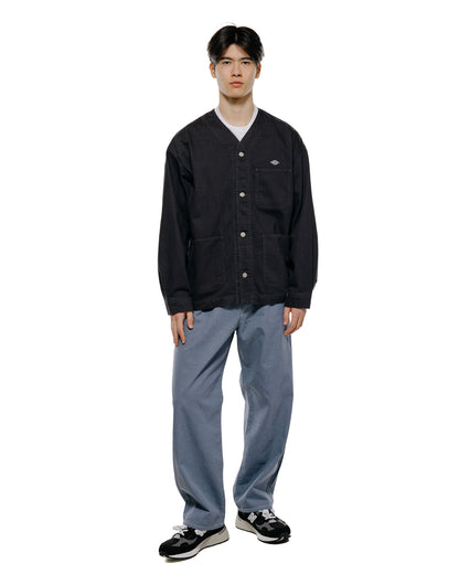 lost & found Danton Danton Katsuragi Collarless Jacket Charcoal Black