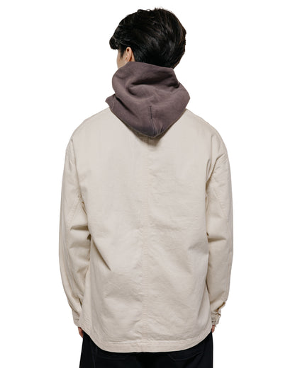 lost & found Danton Danton Katsuragi Collarless Jacket Ecru