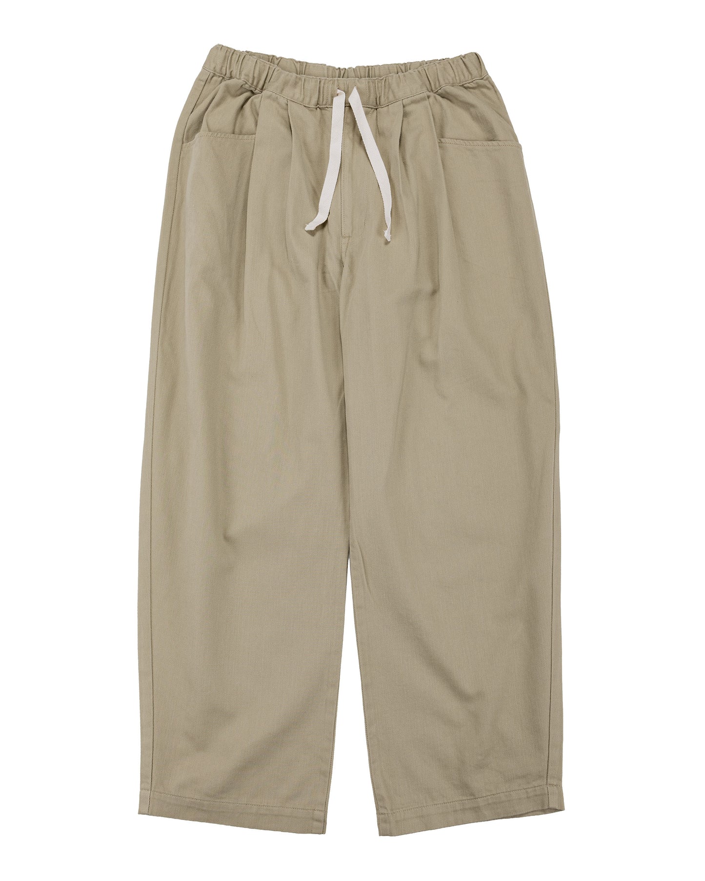 lost & found Danton Danton Loose Chino Cloth Tuck Pants Beige