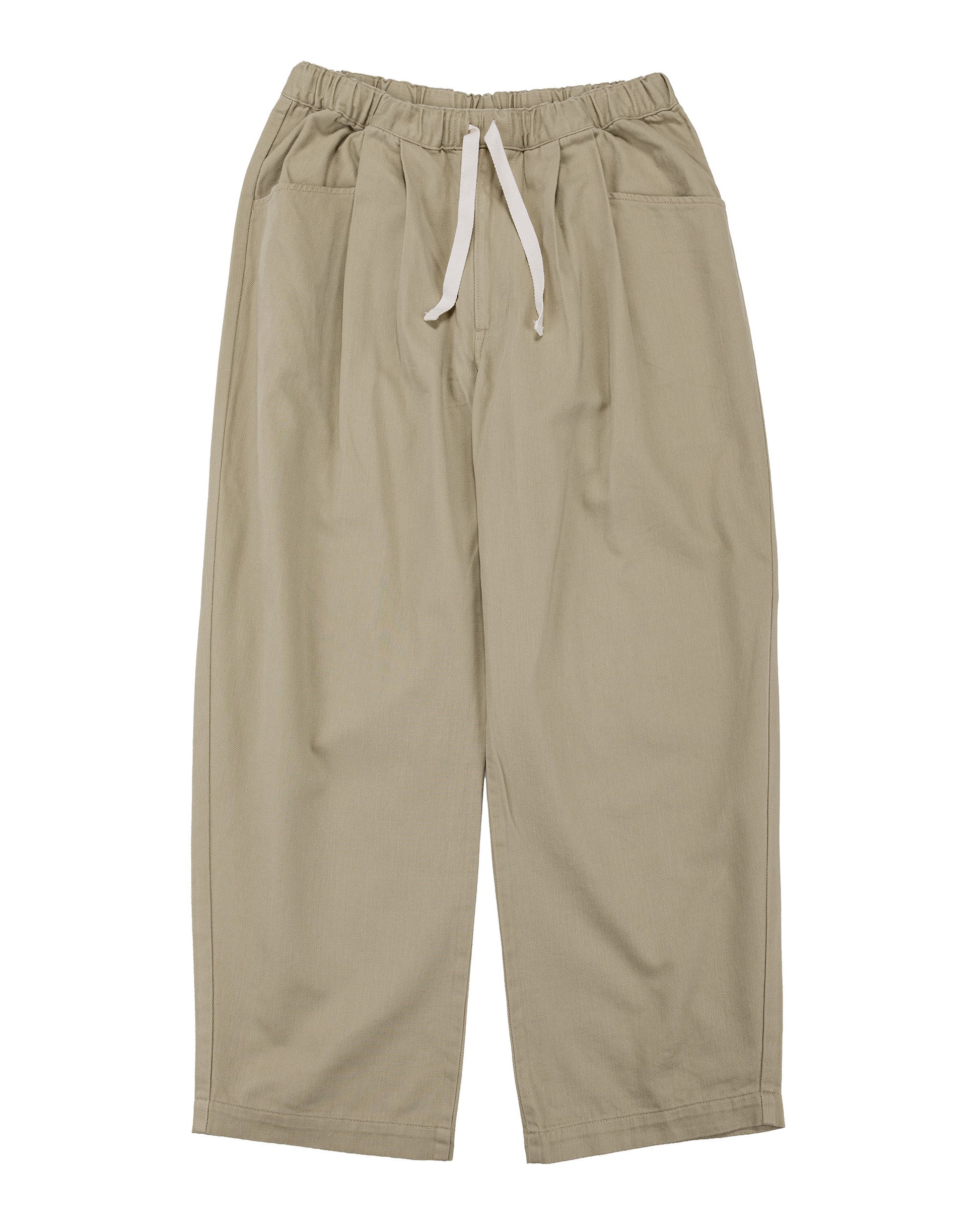 lost & found Danton Danton Loose Chino Cloth Tuck Pants Beige