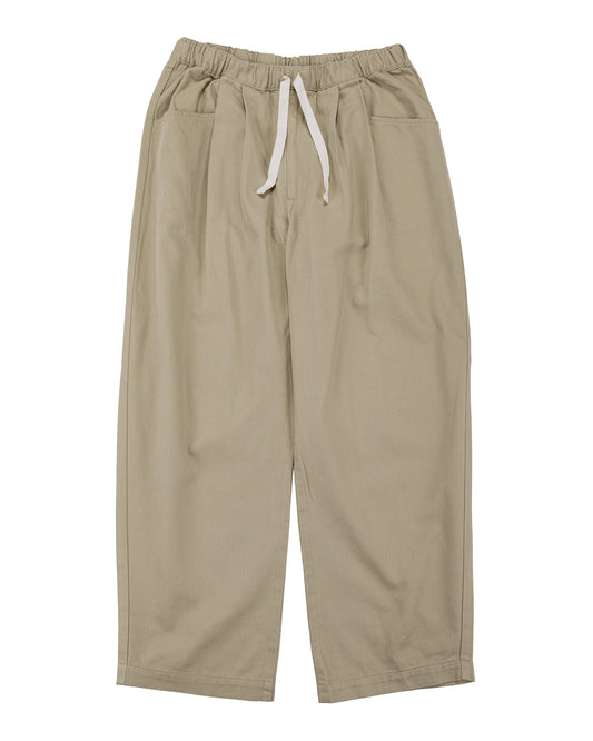 lost & found Danton Danton Loose Chino Cloth Tuck Pants Beige