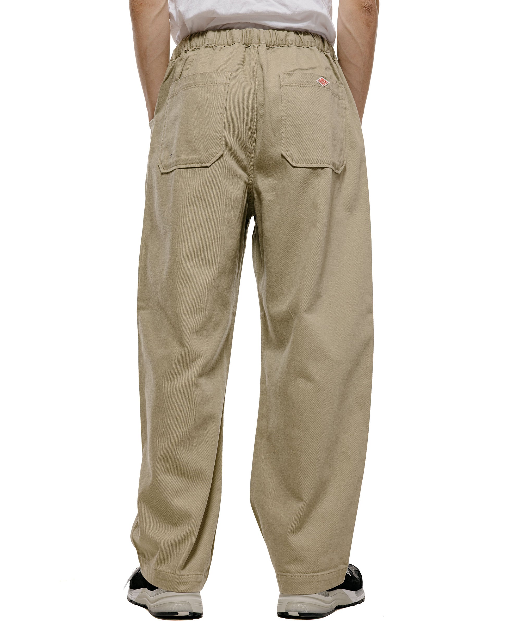 lost & found Danton Danton Loose Chino Cloth Tuck Pants Beige