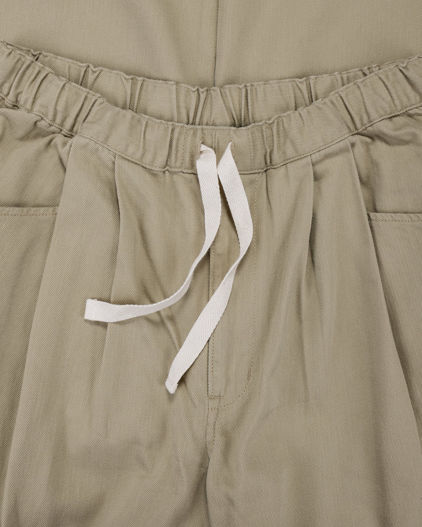lost & found Danton Danton Loose Chino Cloth Tuck Pants Beige