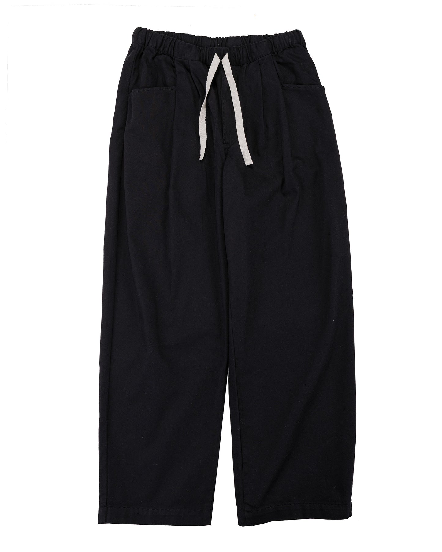 lost & found Danton Danton Loose Chino Cloth Tuck Pants Black