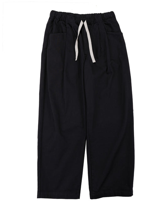 lost & found Danton Danton Loose Chino Cloth Tuck Pants Black
