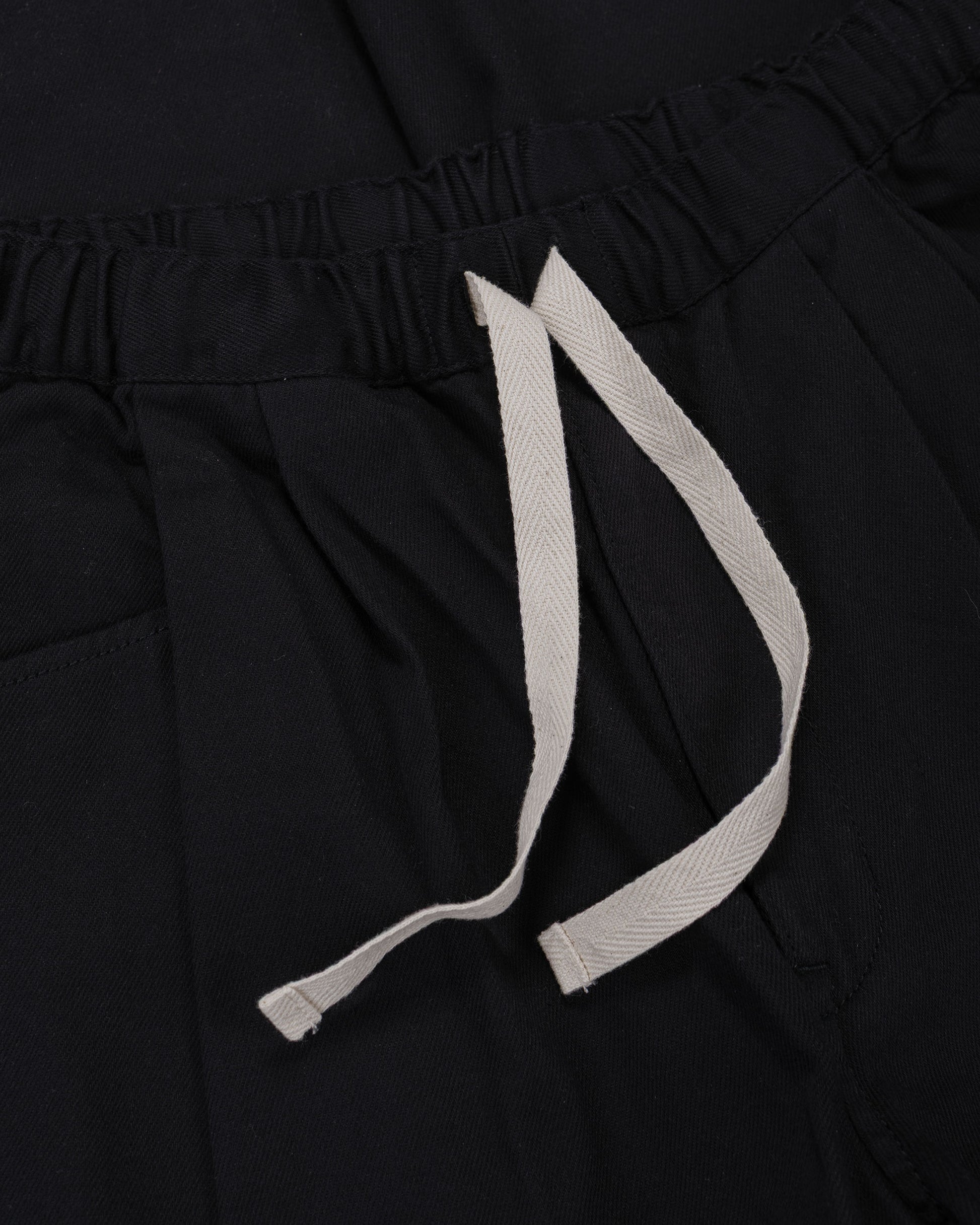 lost & found Danton Danton Loose Chino Cloth Tuck Pants Black