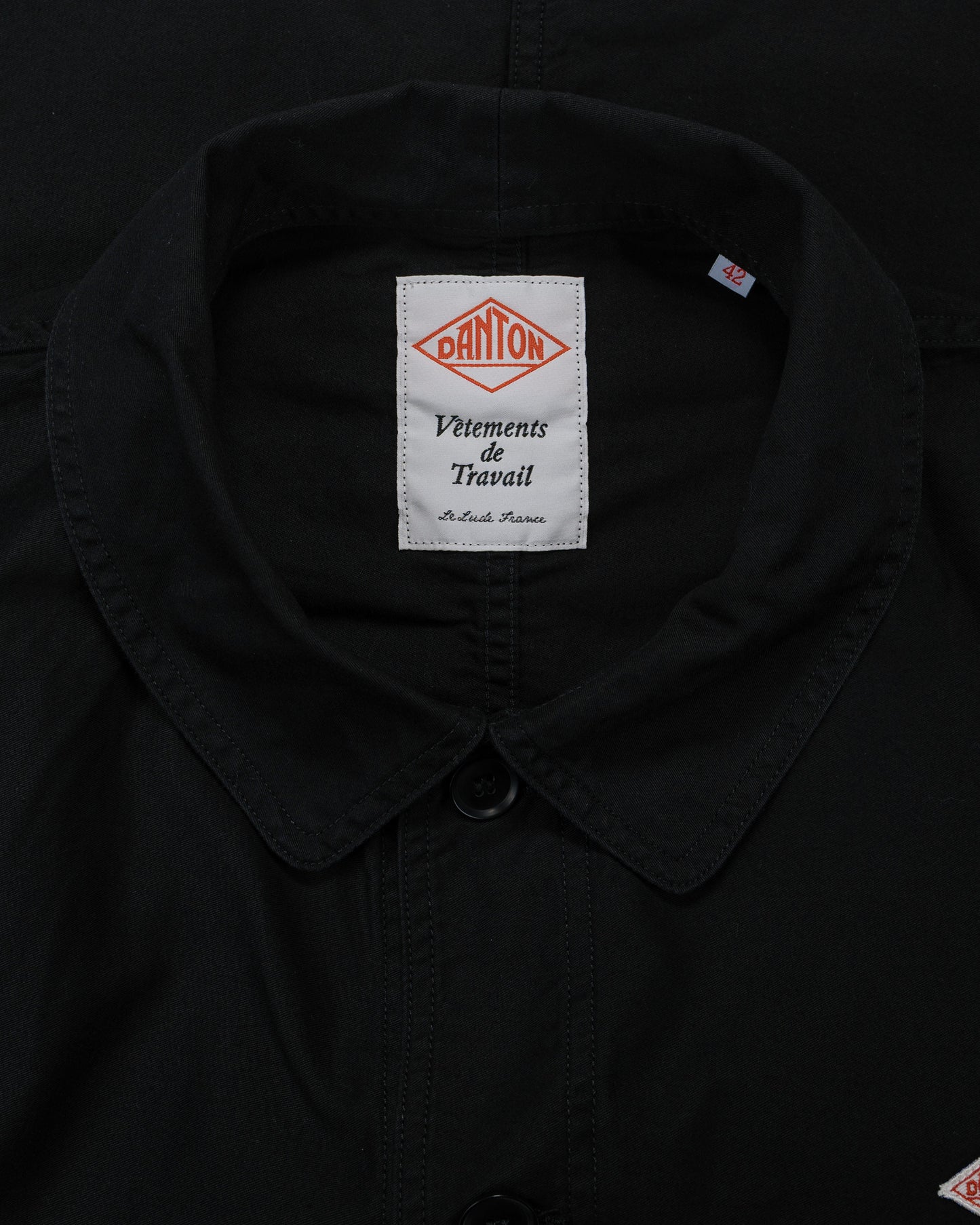 lost & found Danton Danton Moleskin Wide Coveralls Black