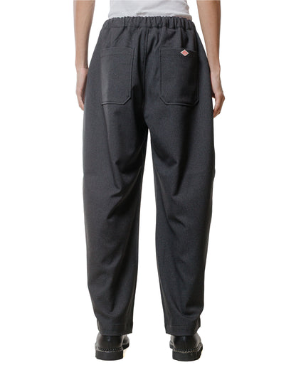 lost & found Danton Danton Polyester Flannel Tuck Pants Dark Green/Grey