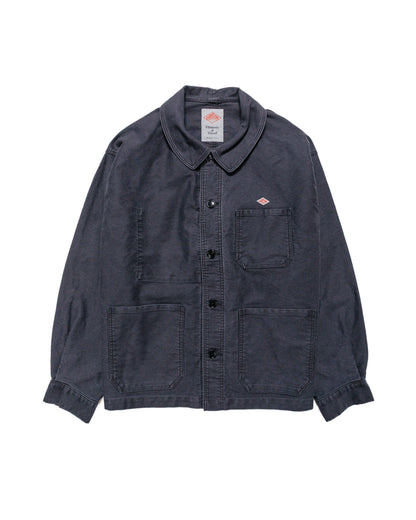 lost & found Danton Danton Sulfur Dye Heavy Moleskin Wide Coveralls Black