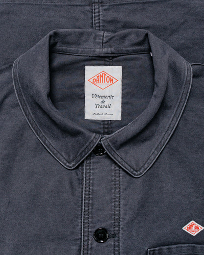 lost & found Danton Danton Sulfur Dye Heavy Moleskin Wide Coveralls Black