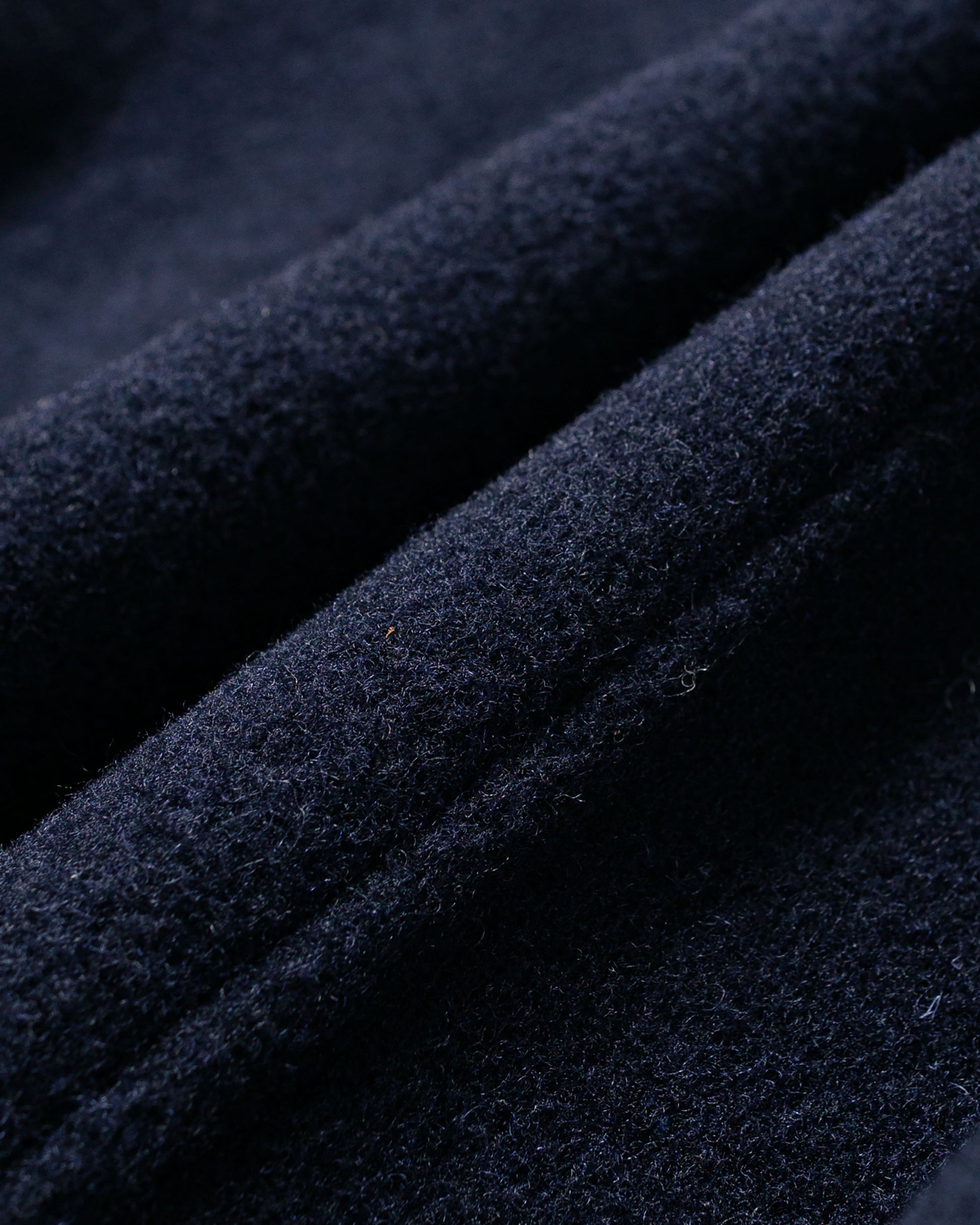 lost & found Danton Danton Wool Light Pile Coveralls Jacket Navy