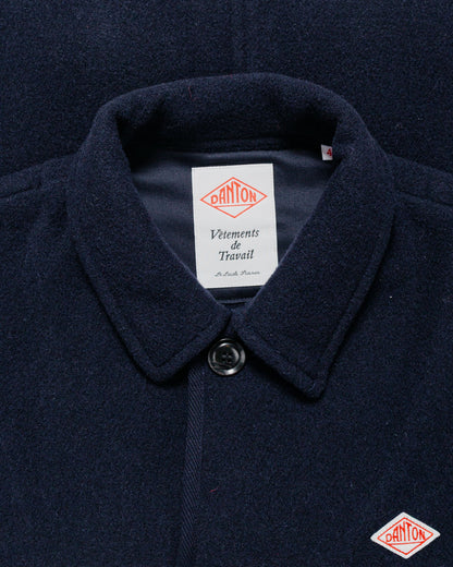 lost & found Danton Danton Wool Light Pile Coveralls Jacket Navy