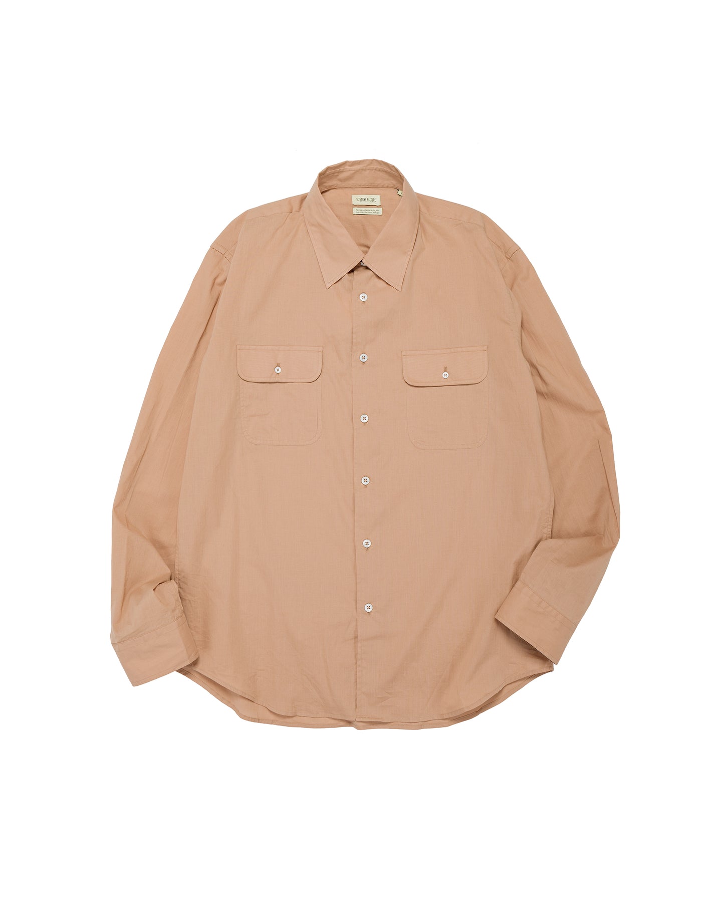 lost & found De Bonne Facture De Bonne Facture Artist Shirt Washed Cotton Voile Rosewood
