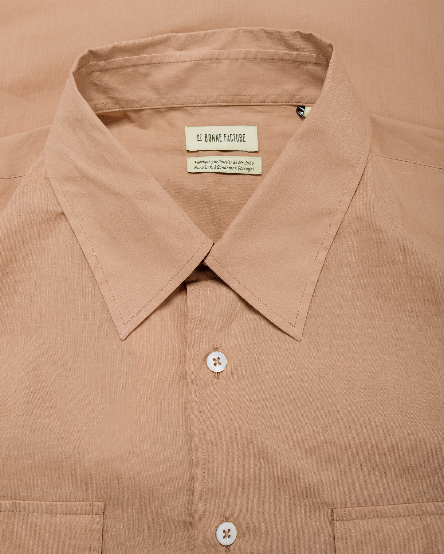 lost & found De Bonne Facture De Bonne Facture Artist Shirt Washed Cotton Voile Rosewood