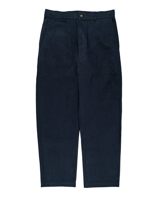De Bonne Facture Balloon Trousers Heavy Cotton Drill Dark Navy