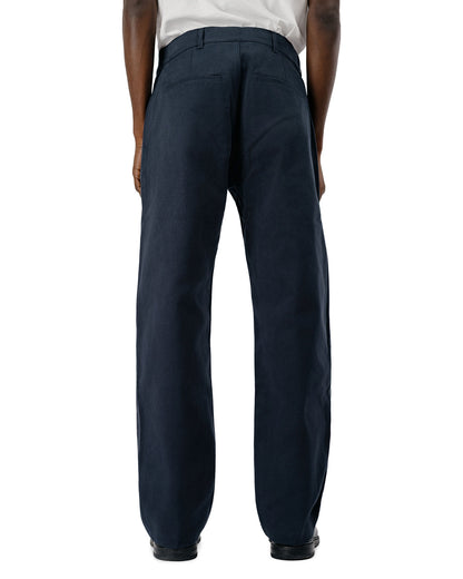 De Bonne Facture Balloon Trousers Heavy Cotton Drill Dark Navy