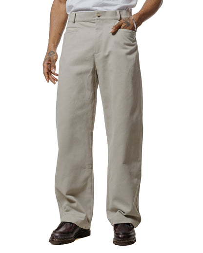 lost & found De Bonne Facture De Bonne Facture Gardian Trousers Heavy Cotton Drill Stone