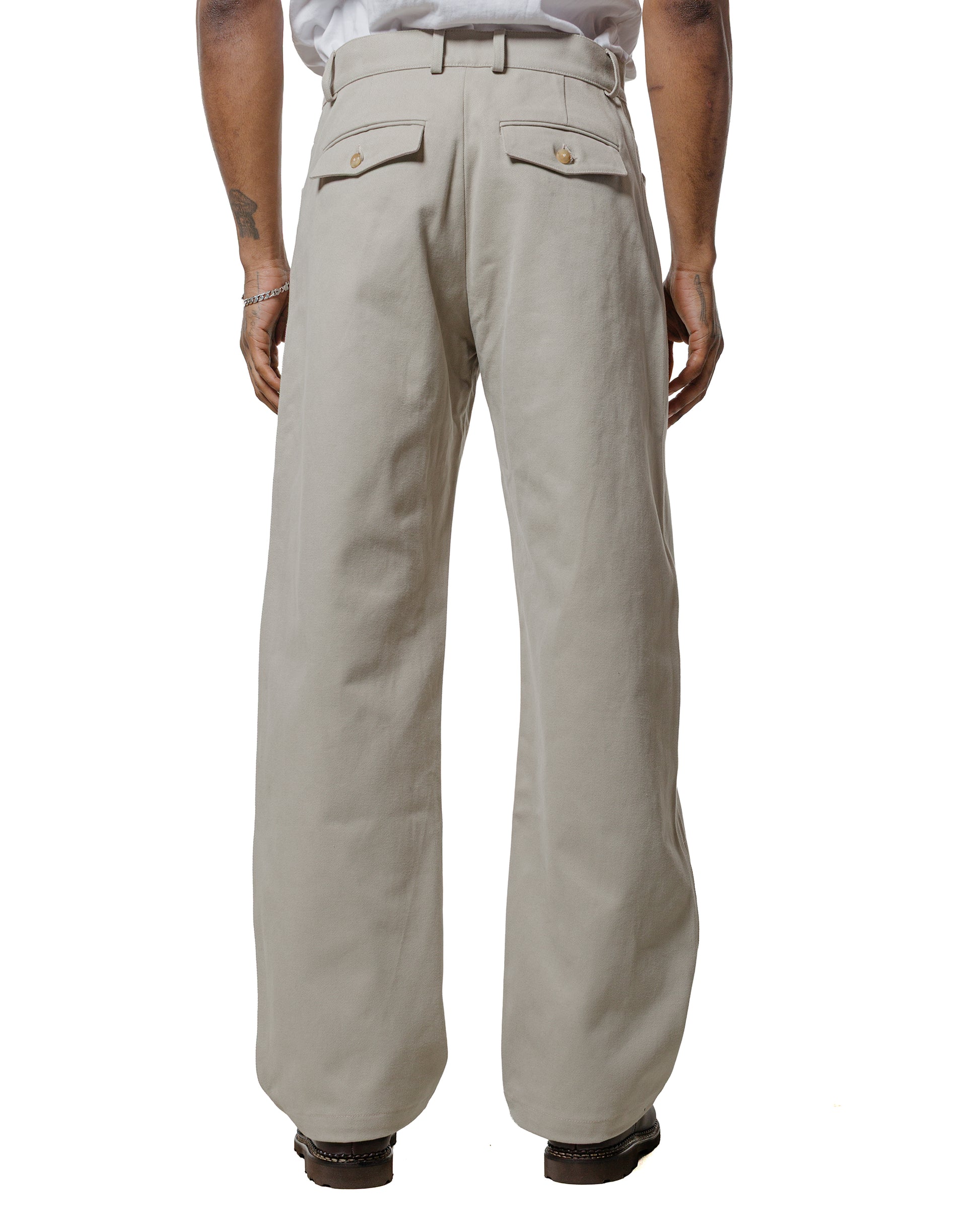 lost & found De Bonne Facture De Bonne Facture Gardian Trousers Heavy Cotton Drill Stone