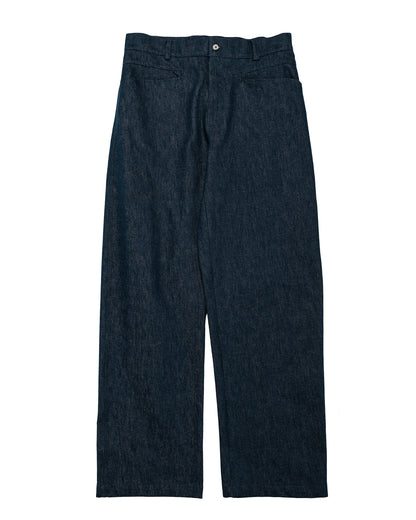 lost & found De Bonne Facture De Bonne Facture Gardian Trousers Organic French Cotton Denim Indigo