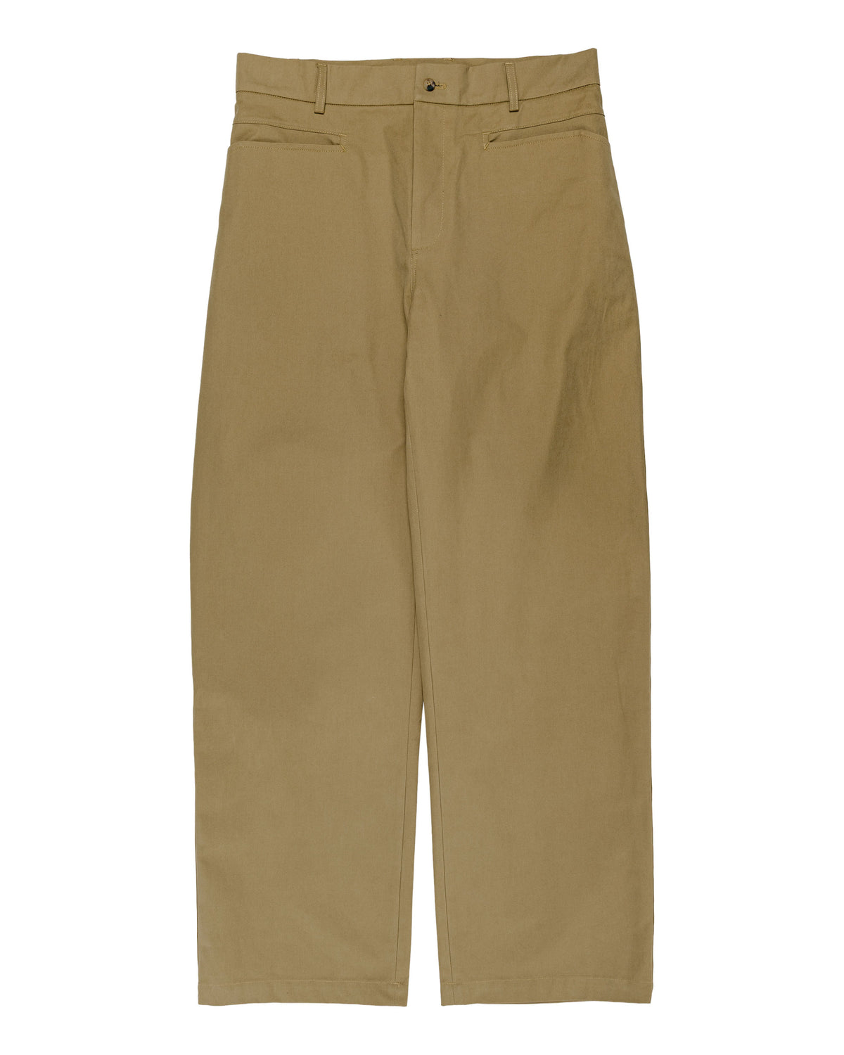 De Bonne Facture Gardian Trousers Soft Cotton Twill Putty
