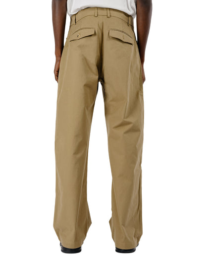 De Bonne Facture Gardian Trousers Soft Cotton Twill Putty