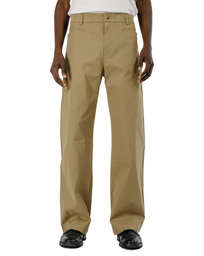 De Bonne Facture Gardian Trousers Soft Cotton Twill Putty