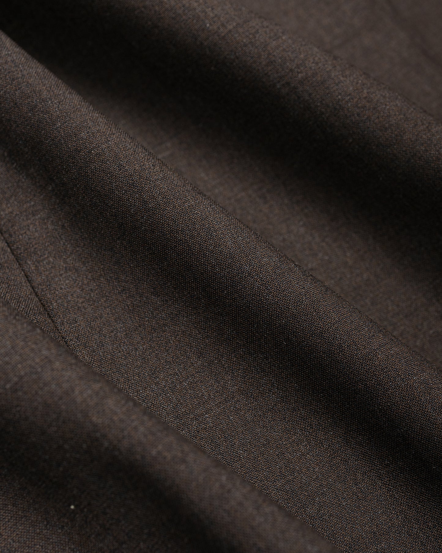 lost & found De Bonne Facture De Bonne Facture Naturalist Shorts Super 130's Cold Wool Bark Brown