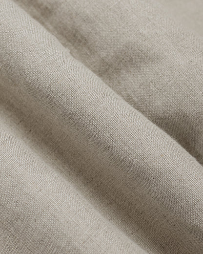 lost & found De Bonne Facture De Bonne Facture One Pleat Trousers Belgian Linen Undyed Flax