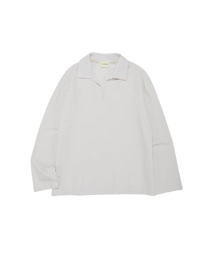lost & found De Bonne Facture De Bonne Facture Vareuse Organic Cotton Mineral White