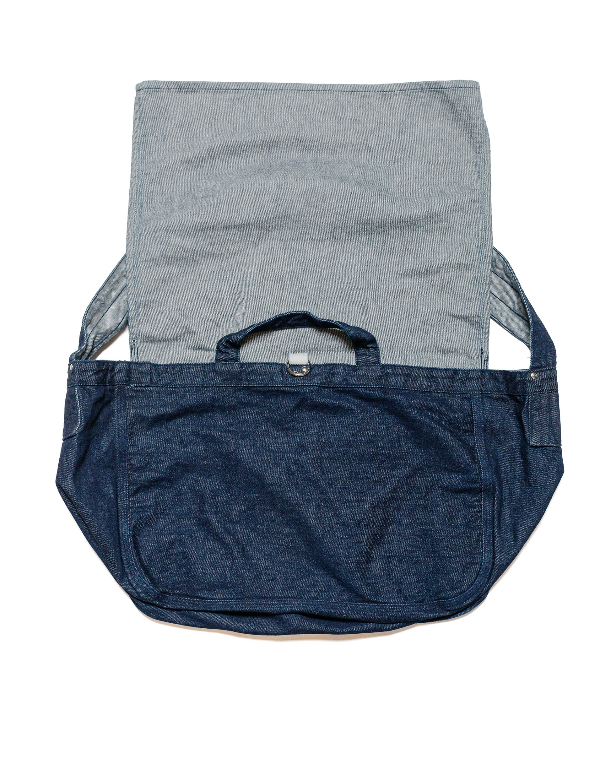 lost & found Warehouse Denime Lot. 302 News Paper Bag No Print Denim Indigo