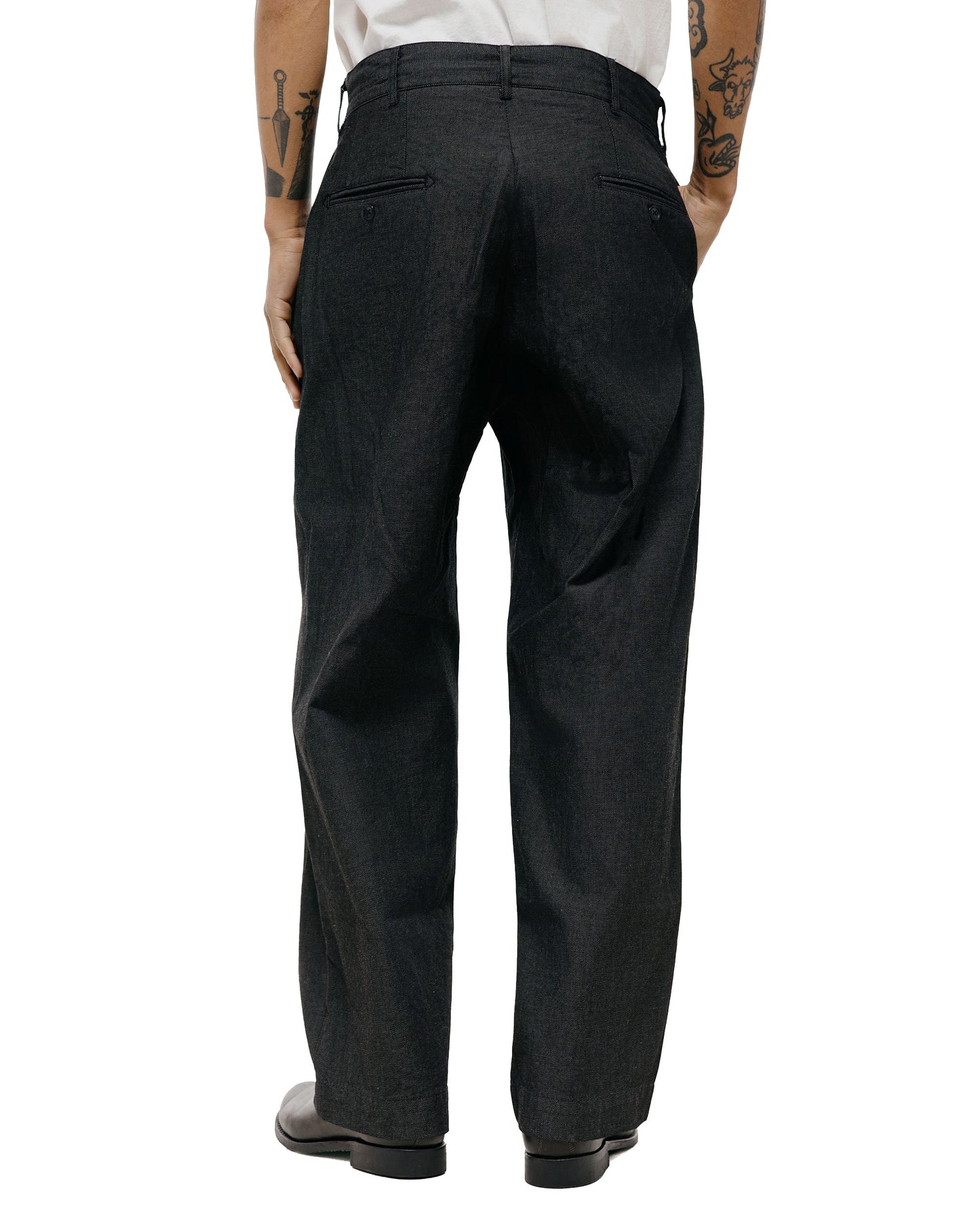 Engineered Garments Workaday Chino Pant Charcoal Cotton Heavy Oxford