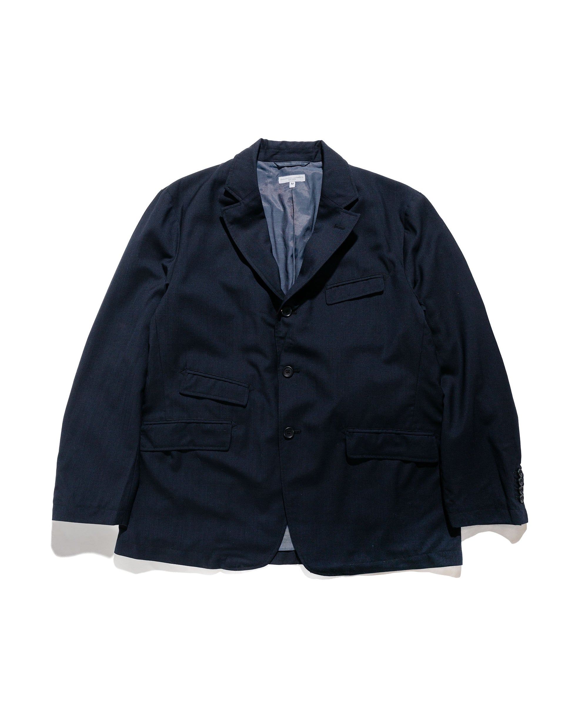 lost & found Engineered Garments Engineered Garments Andover Jacket Dark Navy Tropical Wool