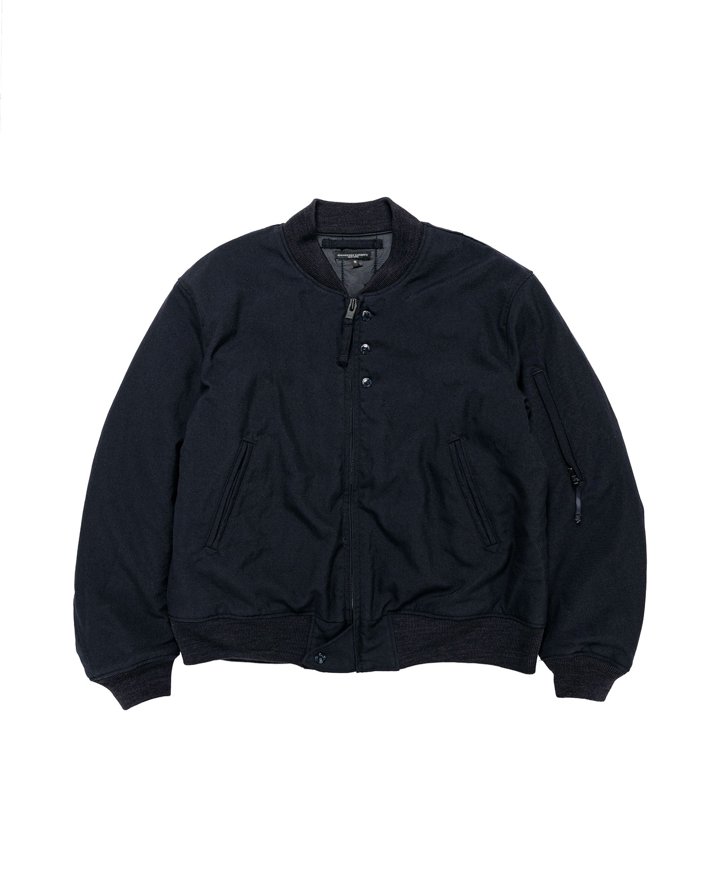 Engineered Garments Aviator Jacket Dark Navy Wool Uniform Serge