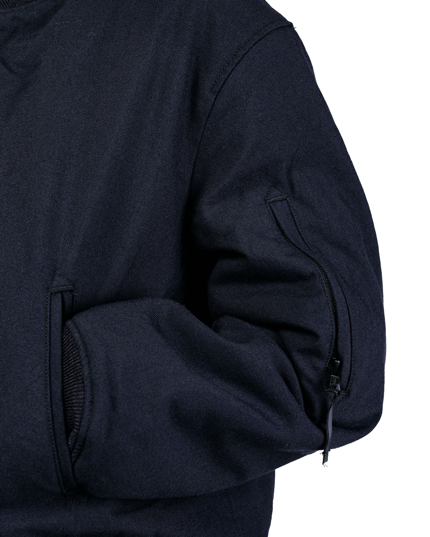 Engineered Garments Aviator Jacket Dark Navy Wool Uniform Serge