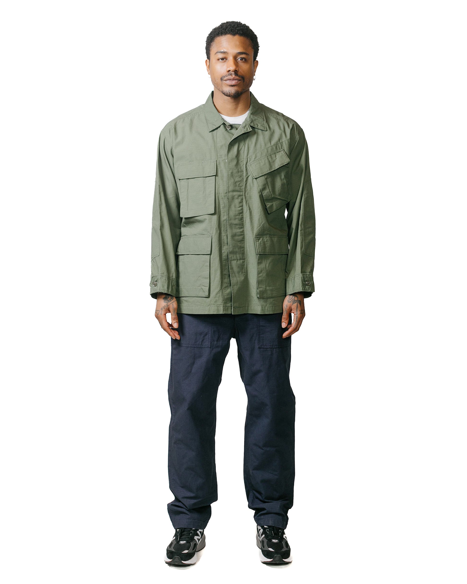 lost & found Engineered Garments Engineered Garments BDU Jacket Olive Cotton Ripstop