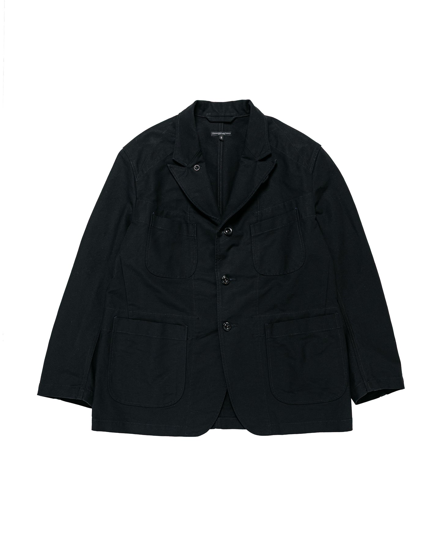 Engineered Garments Bedford Jacket Black Cotton Double Cloth