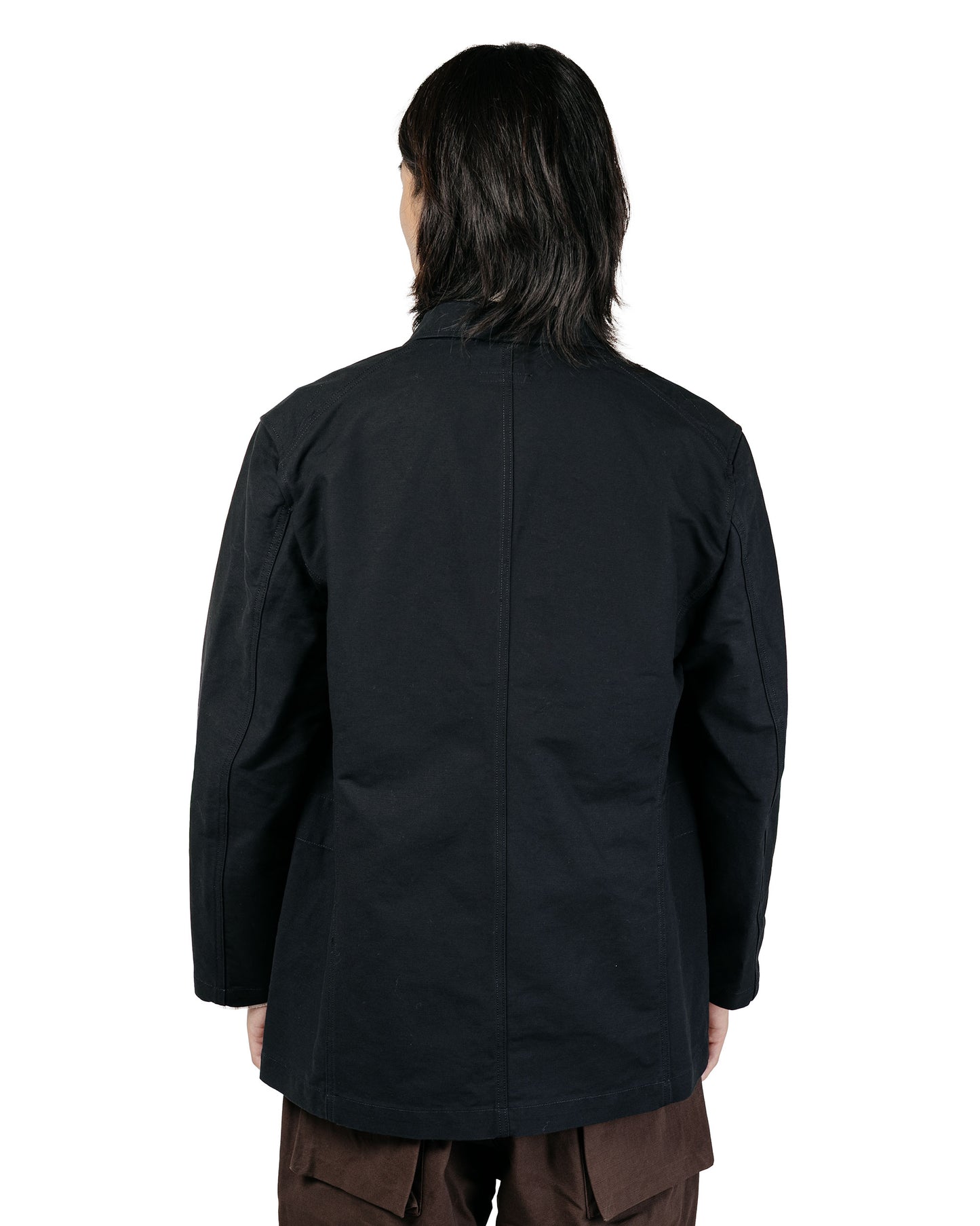 Engineered Garments Bedford Jacket Black Cotton Double Cloth